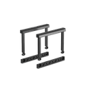 Lechuza spare part handle set for CUBICO 22 and BALCONERA 50 / 80 (content for 2 containers), black
