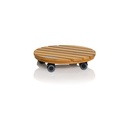 Lechuza coaster Natural Wood 30 round - FSC® 100% eucalyptus wood Eucalyptus