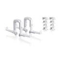 Lechuza balcony box holder DUO white white