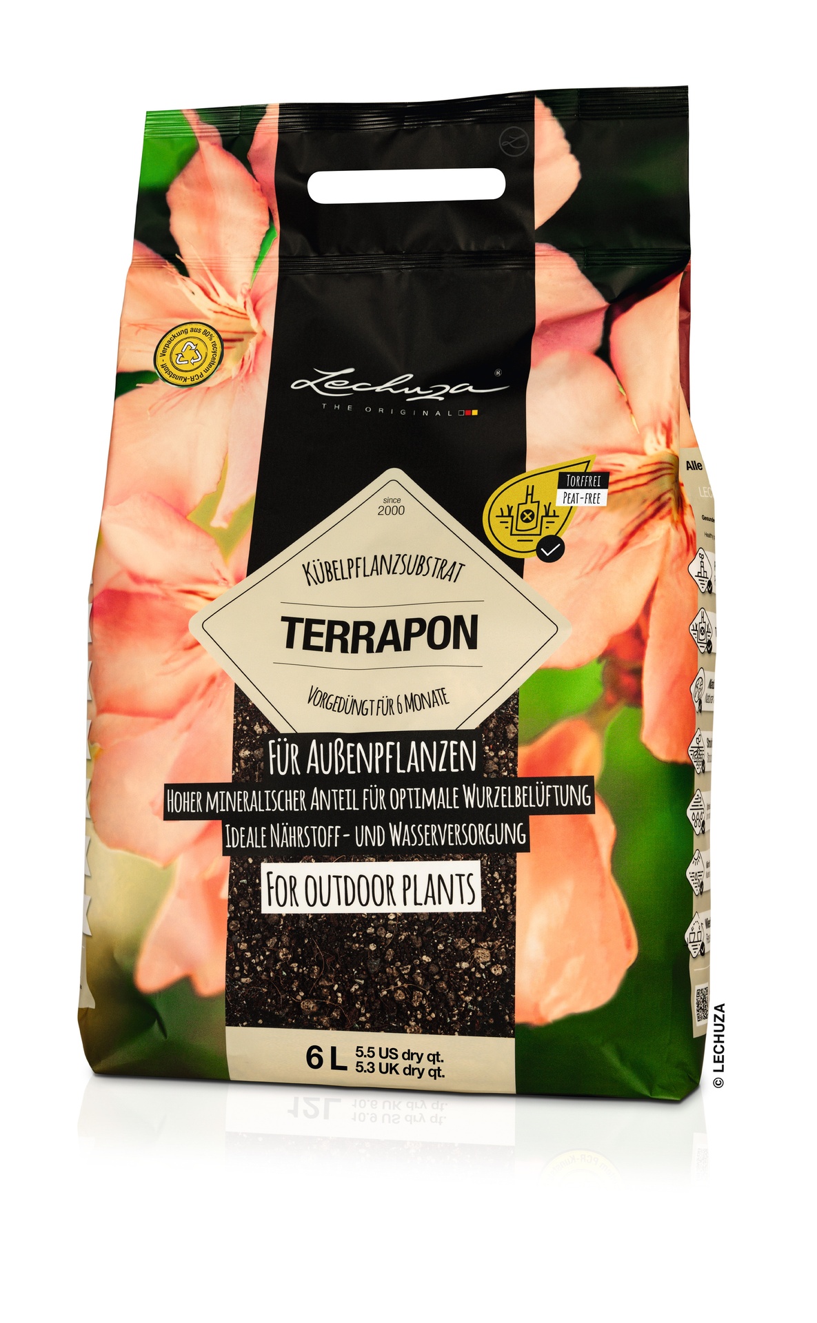 [L-19571] Lechuza plant substrate TERRAPON 6 liters 